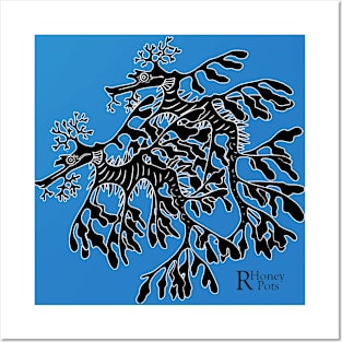 Leafy Seadragon Pair Posters and Art